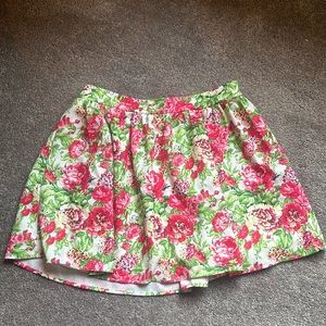 Forever 21 floral miniskirt, size medium